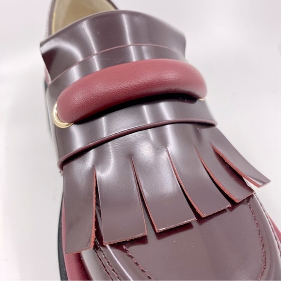 4CCCCEES Crunch Fringe Loafers. Color Oxblood SZ 6.5 - Picture 9 of 14